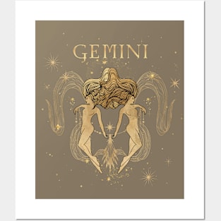 Gemini zodiac sign Posters and Art